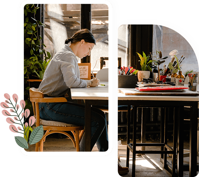 woman-writing-on-working-table